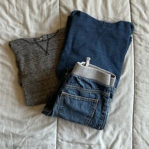 BUNDLE - 2 hooded O’Neill shirts/jeans